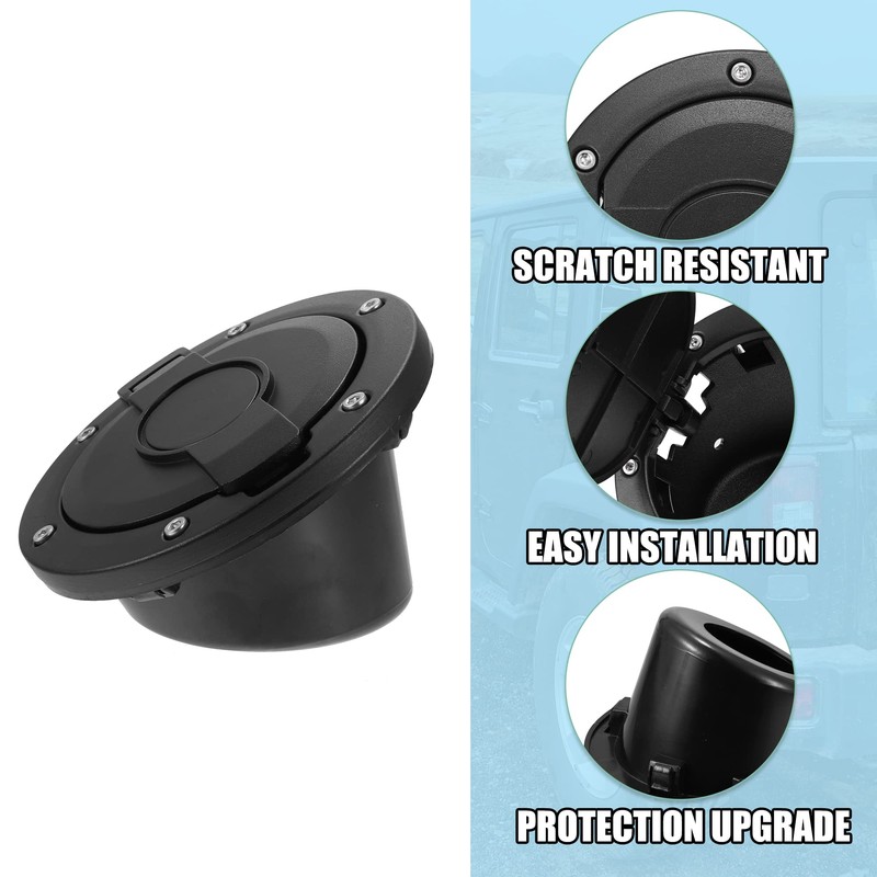 ACROPIX Gas Tank Cap for Jeep Wrangler JK Unlimited JK