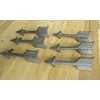 Cast Iron Antique Style Durable 6 Arrow Pulls Handles Hardware