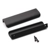 goldenwarm 5 pcs Black Cabinet Handle 128mm Black Kitchen Handles,