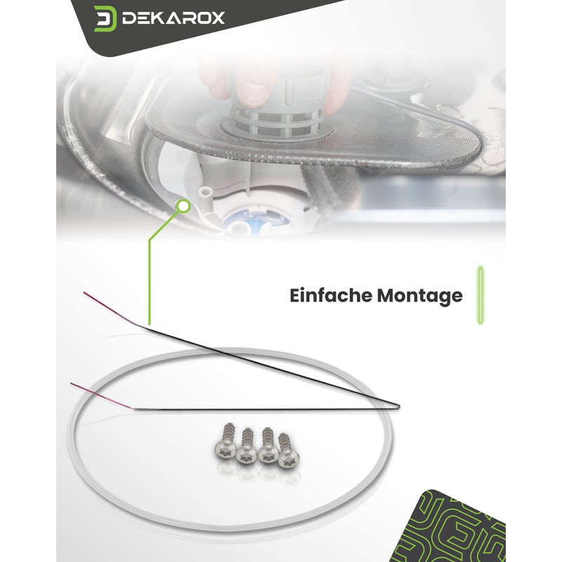 DEKAROX Pump Pot Seal Repair Kit 182 mm for Error