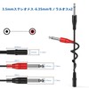 Stereo Mono Conversion Plug 3.5mm Stereo Mini Jack Female to