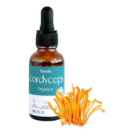 Landa Extracto Liquido Hongo Cordyceps Líquido Militaris 100 Orgánico Alta Concentración Aumenta Energía Soporte Respiratorio Propiedades