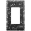 Single Gang Rocker (Decora/GFCI Device) Decorative Switch Wall Plate Cover