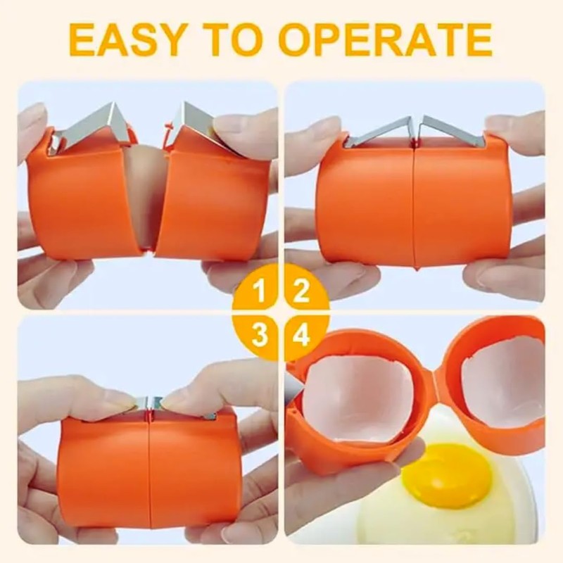 Zuchii 3 PACK Egg Shell Opener, Egg Cracker Tool for