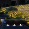 Solar Net Mesh String Lights Outdoor Waterproof 9.8ft x 6.6ft