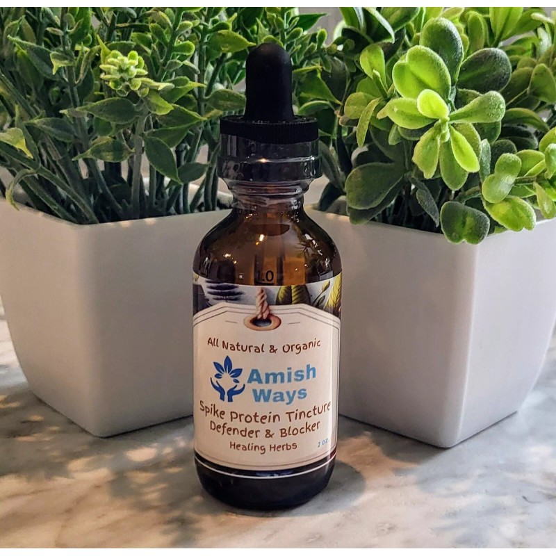 Amish Ways Spike Protein Defender & Blocker Extract or Tincture