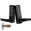 Casmer Upgrade Double Sided Keypad Door Lock with Adjustable Deadlatch