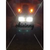 MHK Lighting 5 Super LED light bulbs for Deere skid
