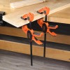 Jorgensen Bar Clamps For Woodworking, 12" 2-Pack One-Handed Clamps/Spreade