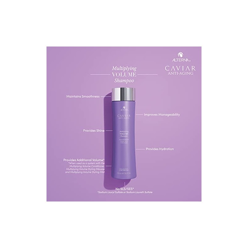 Alterna CAVIAR Anti-Aging Multiplying Volume Shampoo | For Fine, Limp