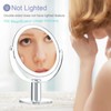 CLSEVXY Vanity Mirror Makeup Mirror with Stand, 1X/15X Magnification Double