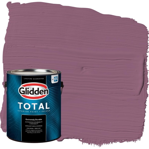 Glidden Total Interior Wall Paint & Primer All-in-One, Victorian Plum/Purple,