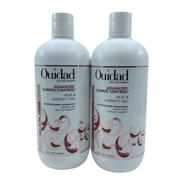 Ouidad Advanced Climate Control Heat Humidity Gel 16 OZ Pack of 2