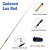 Cadence Lux Spinning Rod (Lux-702S-ULM)