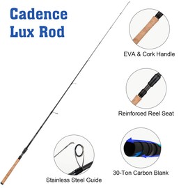 Cadence Lux Spinning Rod (Lux-702S-ULM)