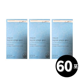 Living Factory H Partner Yeo Esther Psyllium Husk Dietary Fiber Plus Psyllium Husk 20 packets, 3 pieces / 여에스더 차전자피 식이섬유 플러스 차전차피 20포, 3개