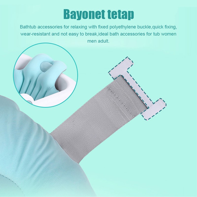 Full Body Tub Pillow for Bath Neck and Back Support