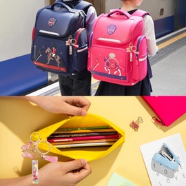 Luzvienzee 2 PCS Alphabet Keychain Initial Letter Keyrings for Women Teenage Girls, Butterfly Tassel Pink Pendant, Cute Crystal Glitter Sparkling Key Ring (Pink I)