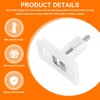 sourcing map 4Pcs Toilet Seat Cover Hinge, 50mm Blind Hole