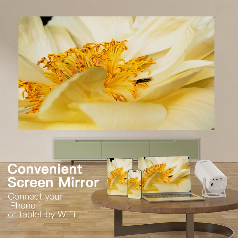 New HD Portable Projector S40 for Android 11 Home Use