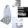 4pcs Metal Hold Down Brackets Blind Bottom Rail Holder Replacements