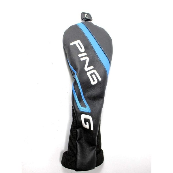 Ping 2016 G Series 5 Fairway Wood Headcover Head Cover Black Blue Golf