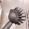 2 Pcs Scrub Brush with Handle 11'' Dish Scrubber Brush