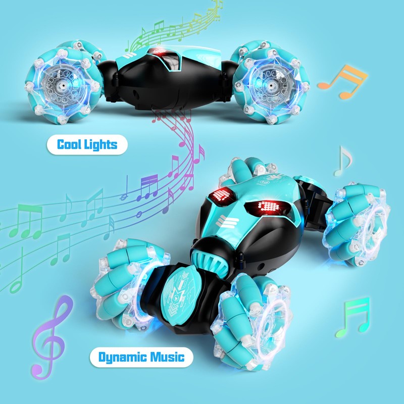 Remote Control Car, Gesture Sensor RC Stunt Cars Toys for