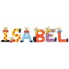 Playshoes Children's Wooden Letters Name Set Isabel - Assorted