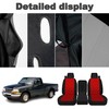 runfider Custom Heavy Duty Fabric 40/20/40 Split Bench Seat Covers