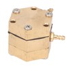 Hexagonal Dental Water Valve Good Passability Copper Water Pressure Regulator