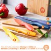 MasterChef Knife Block Set of 6 Kitchen Knives, Extra Sharp