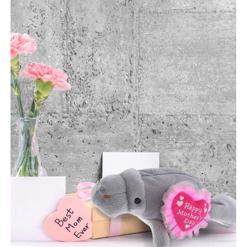DolliBu Happy Mother's Day Wild Collection Plush Grey Manatee -