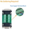 PENGLIN DB9 Male to Female Breakout Board Connector, RS232 D-SUB