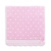 JILLSTUART 58-1480060 Sugar Plum Towel Handkerchief, Fluffy, Cute, Dots, Ribbon,