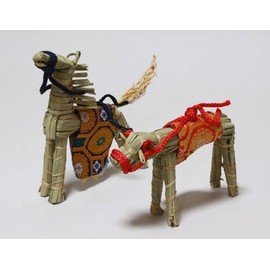 Kyoto Buddhist Altar Hayashi Bon Lantern Bon Supplies [Mamako (Makomo), Cow and Horse Miyabi (Top) (Obon Supplies)