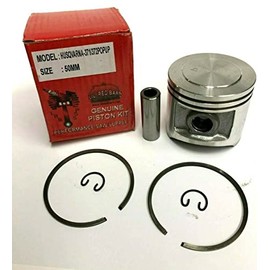 Pop Up Piston Kit Compatible With Husqvarna 371, 372, 50mm, Non X-torque Kit Extra Compression And Power. Two Day Standard Shipping To All 50 States!