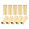 sourcing map 100pcs M3x12mm Female Socket Brass PCB Motherboard Spacer