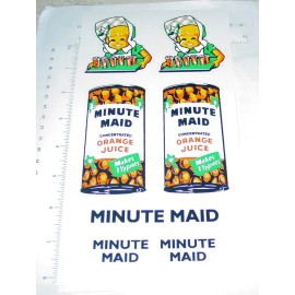 Tonka Pair Tonka Minute Maid Orange Juice Box Van Stickers TK-088