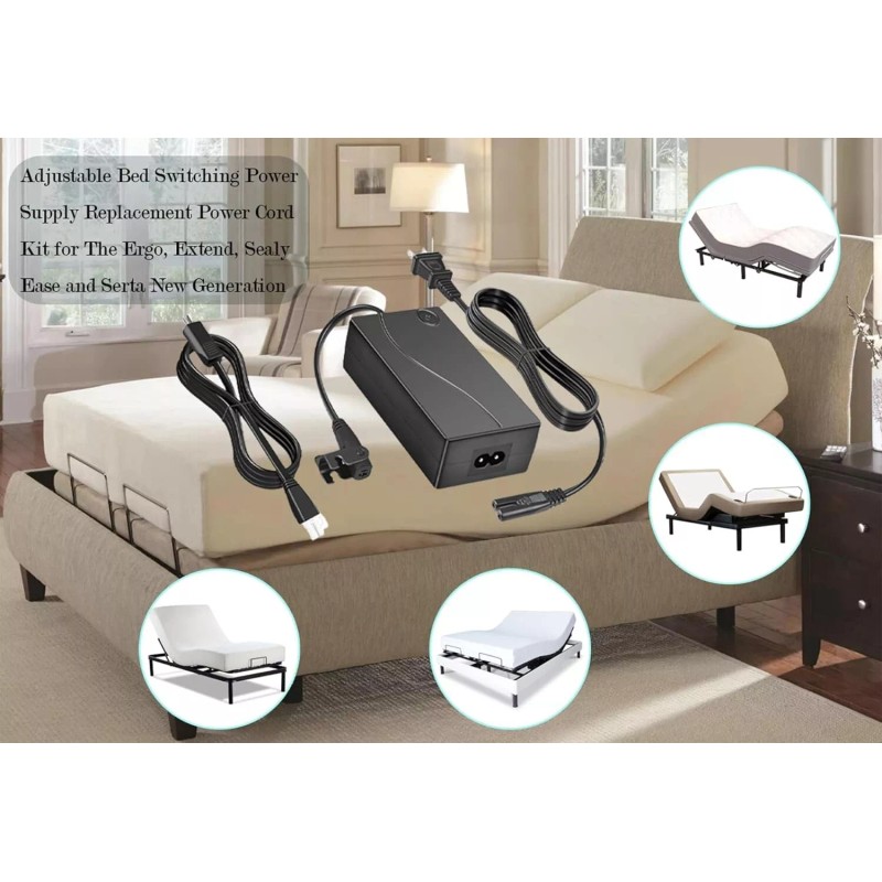 Fruhdi Adjustable Bed Base 3 Piece Switching Power Supply Adapter