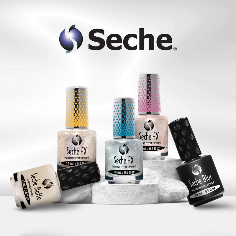 Seche FX Diamond Effect Top Coat, Gold