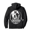 Bigfoot Dogman Mothman UFO (Back Only) New Monster Hoodie