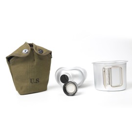 ANQIAO WW2 US Canteen Green Color Reproduction