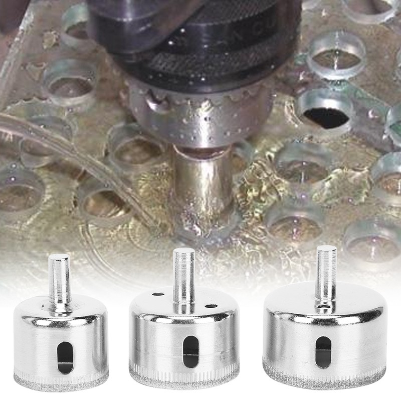 10PCs Diamond Hole Saw Bit Set High Speed Steel Hand