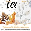 Baccessor Fall Shower Curtain Pumpkin Cross Shower Curtains Autumn Floral