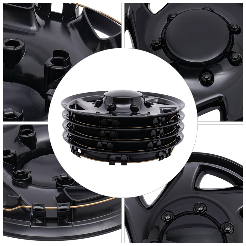 4 Pcs Hub Caps Van Full Wheel Covers Hub Caps