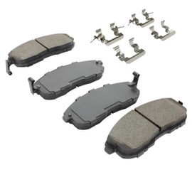 QUALITY-BUILT Premium Ceramic Front Brake Pads (1001-0815AC) Compatible with INFINITI I35 2004-2002, Nissan Altima 2006-2002, Cube 2014-2009, Maxima 2003-2002, Sentra 2019-2011, Versa 2012-2007