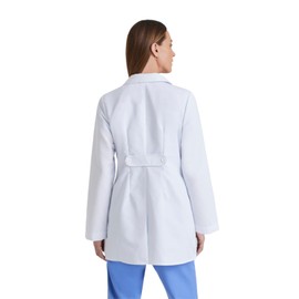 Grey's Anatomy 7446 Missy 2 Pkt White Lab Coat w/ Back Tab Small
