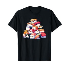 Kawaii Anime Sushi Kids Boys Girls T-Shirt