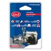 Lock L050TPCBB Cerradura tubular, cromo brillante, llave estándar, blíster